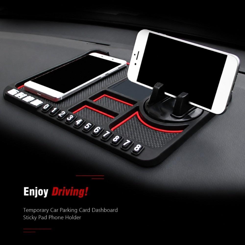 Silicone Phone Holder Mat Multifunctional Dashboard Storage Pad  Car Interior Dashboard