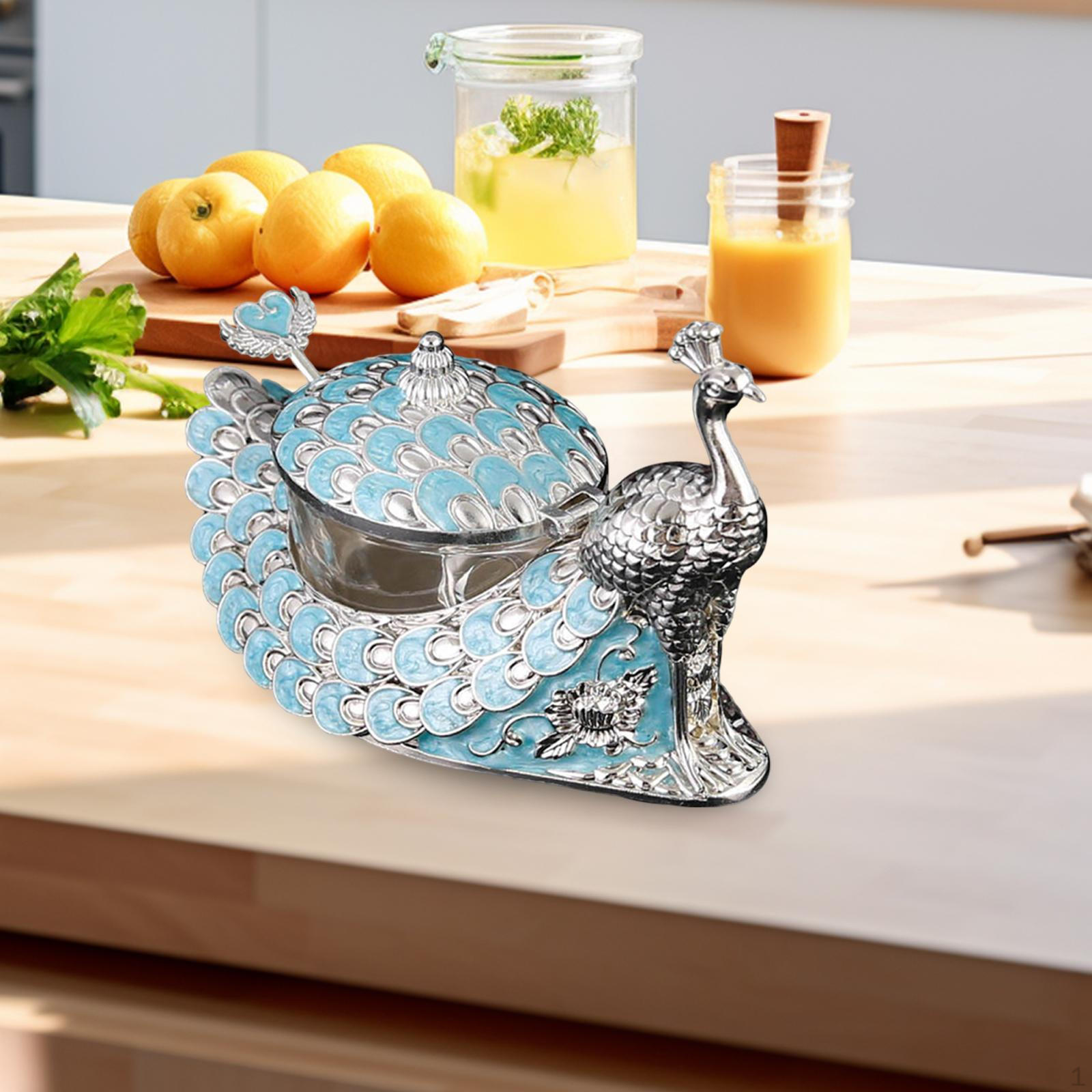 

Reusable Zinc Alloy Condiment Dispenser for Weddings, Decoration, Entertainment, Desktop Organizer, синій