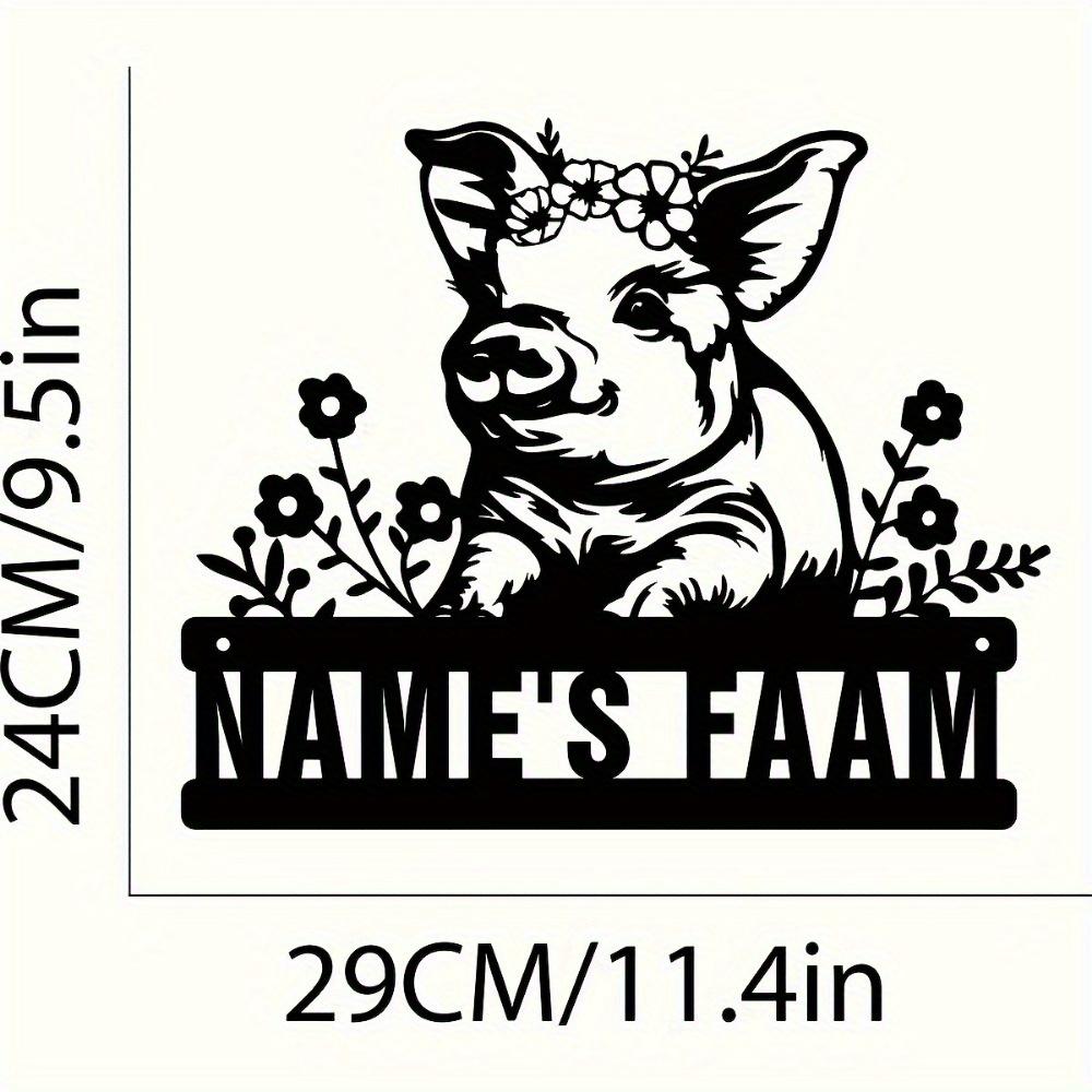 

Vintage Metal Pig Wall Art Farmhouse Home Decor Joom Gift