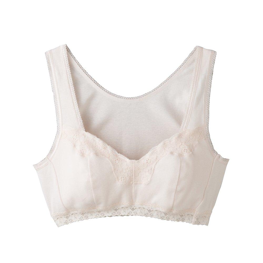 Gunze YM8855 Calm Size M Women's Bra, Beige, (Japanese Size)