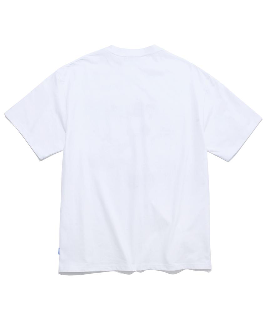 PHYSICAL DEPARTMENT Basketball Bear Short Sleeve T-Shirt_White