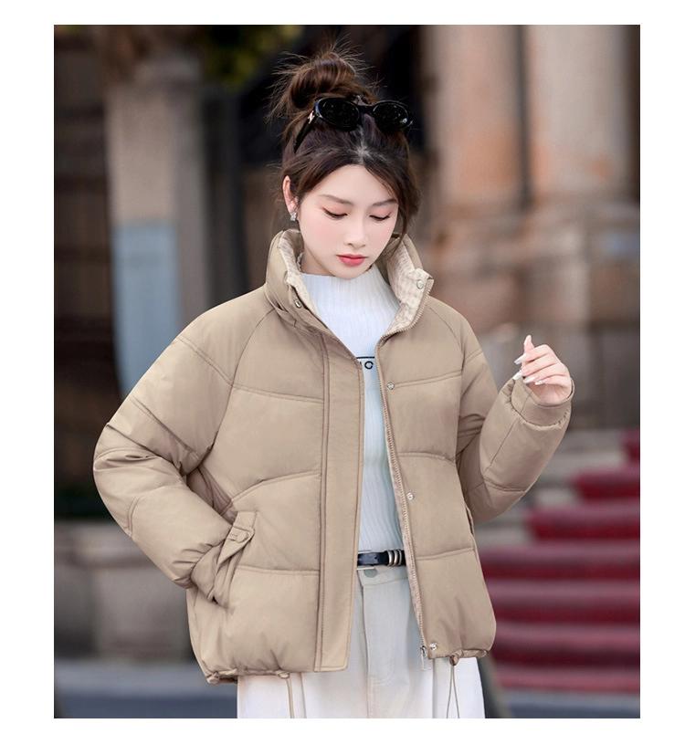 Women’s Short Detachable Hood Windproof Thicken Warm Winter Jacket