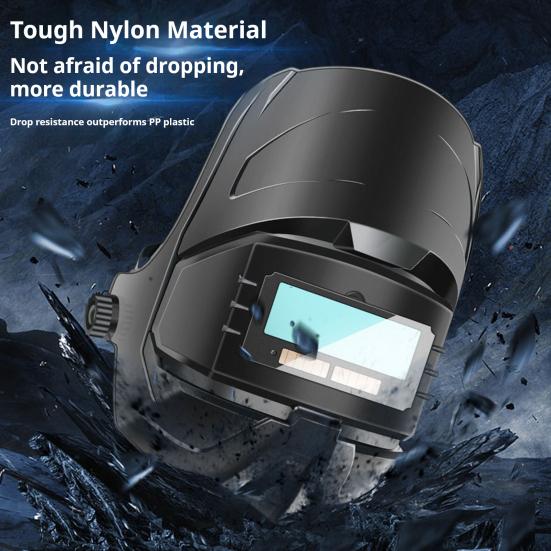 Electric Welding Mask Solar Powered Auto Darkening Helmet Multifunctional Welding