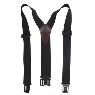 Dickies Men's Perry Y-Back Adjustable Suspenders, Black, One Size Fits All