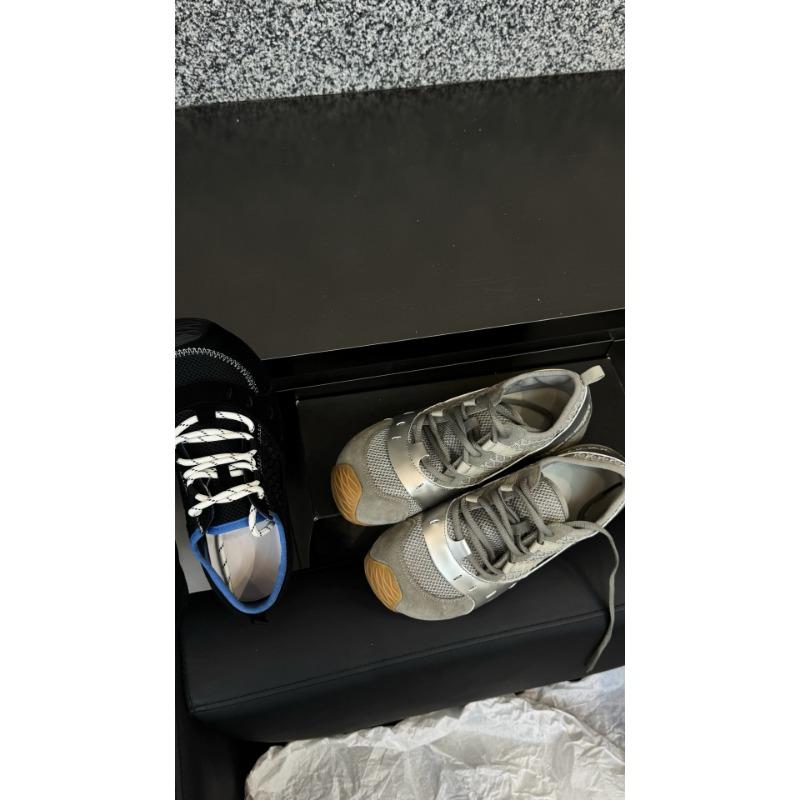 

Twisted head mechanical niche design leather comfortable casual lace-up silver gray trend women s shoes 40 срібний