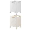 Foldable Laundry Basket Laundry Hamper with Wheels And Handles Toy Organizer Storage Organizer for Bedroom Laundry Storage