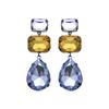 Earrings - LUXENTER - AFRICA Fantasia - 18K Gold Plated - Turquoise - Multicolored