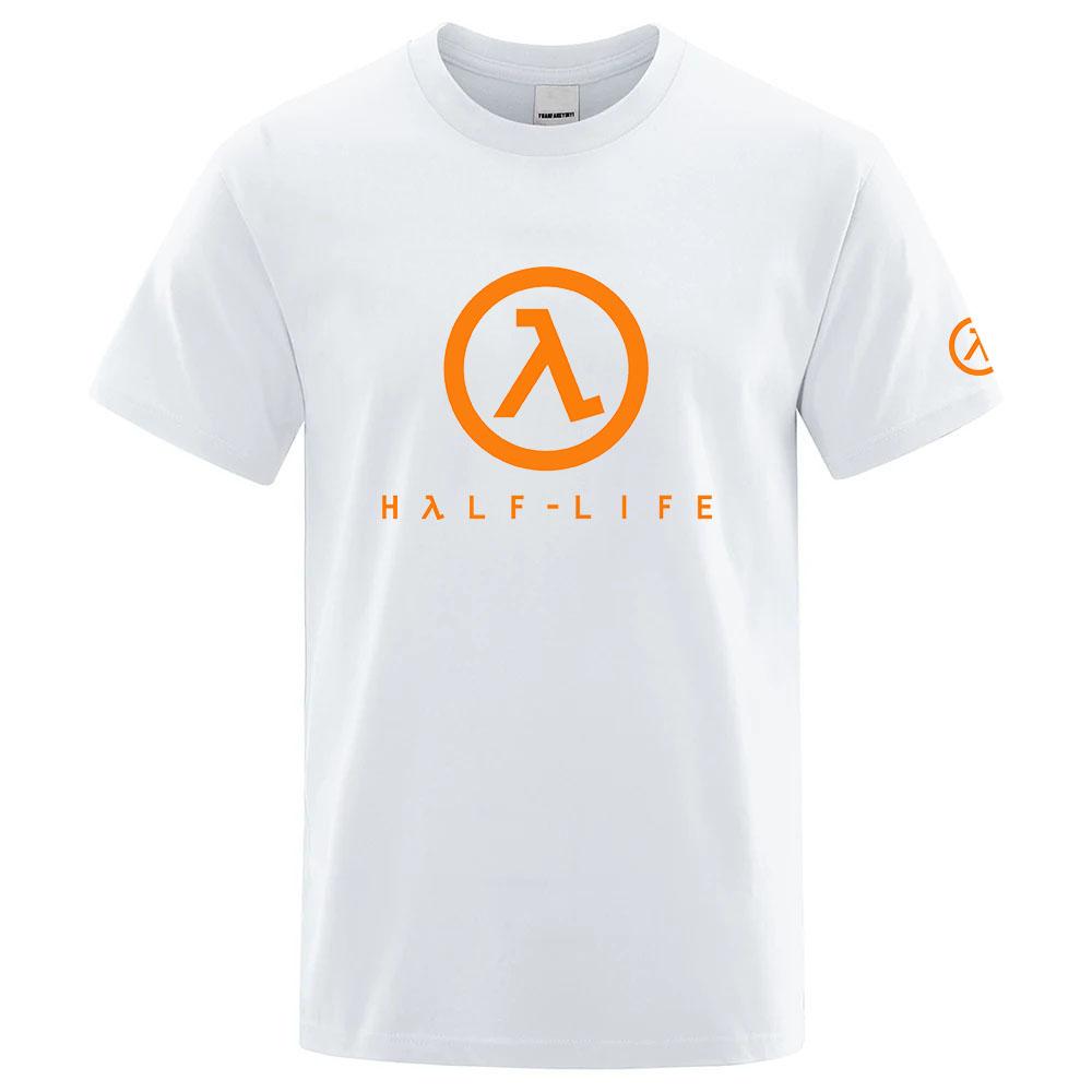 2025 Half Life Game 1998 Summer Unisexs Round Neck Casual Top Thin Cotton Short Sleeved New Trendy Breathable Tshirt