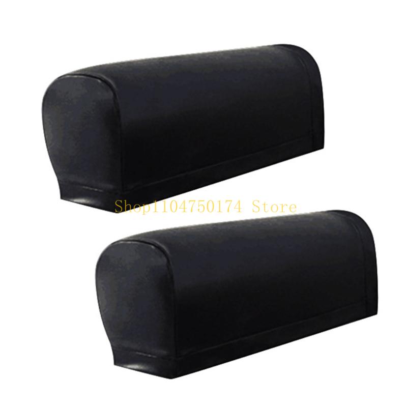 2pcs Elastic Furniture Arm Covers With 4 Slip Proof Pad Waterproofie For Sofa Chair Decoration Top Sale
