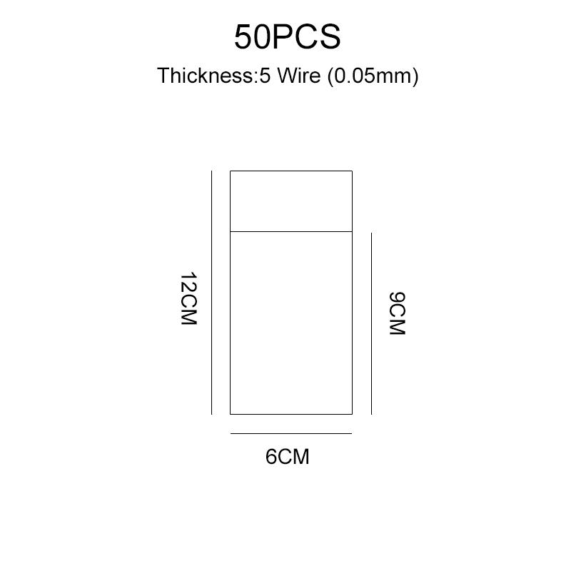 Transparent Self-sealing Jewelry Accessories Candy OPP Self-adhesive Bag Packaging Resealable Gift Cookie Packaging Bag