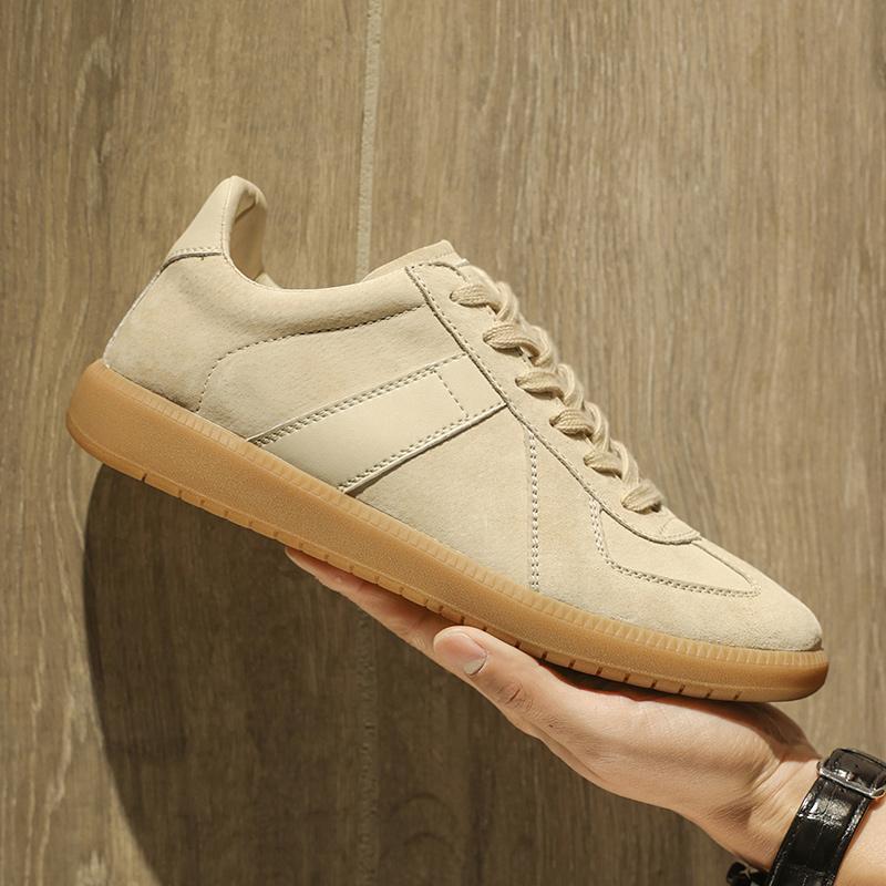 Fashion New Versatile Men's Tenis Masculino Genuine Leather Male Skateboard Footwear Handmade Summer Casual Shoes Leisure Walk Sneakers