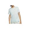 T Shirts Men's Light Blue Crew Neck Moderate Straight Fit CT7750-457