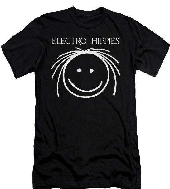 Electro Hippies Shirt Gothic Deathrock Goth Post Punk Music  Unisex Tee