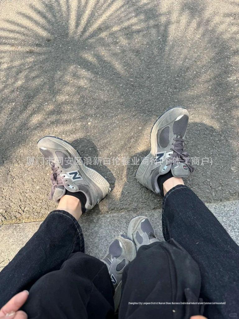 Original Grey New Balance NB2002rc Unisex Sneakers: Low-Top Casual Dad Shoes