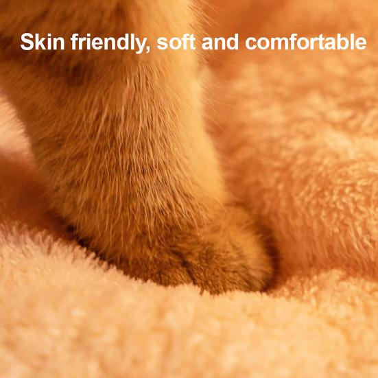 Kattunnelbädd Varm Plysch Halvstängd Katthåla Bädd Tvättbar Mysig Kattält Lugnande Bädd för Innekatter Små Hundar Valpar