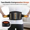 Electric Heating Waist Massager Belts Vibration Heated Pads Back Protector Adjustable Lumbar Compression Support Brace Belt