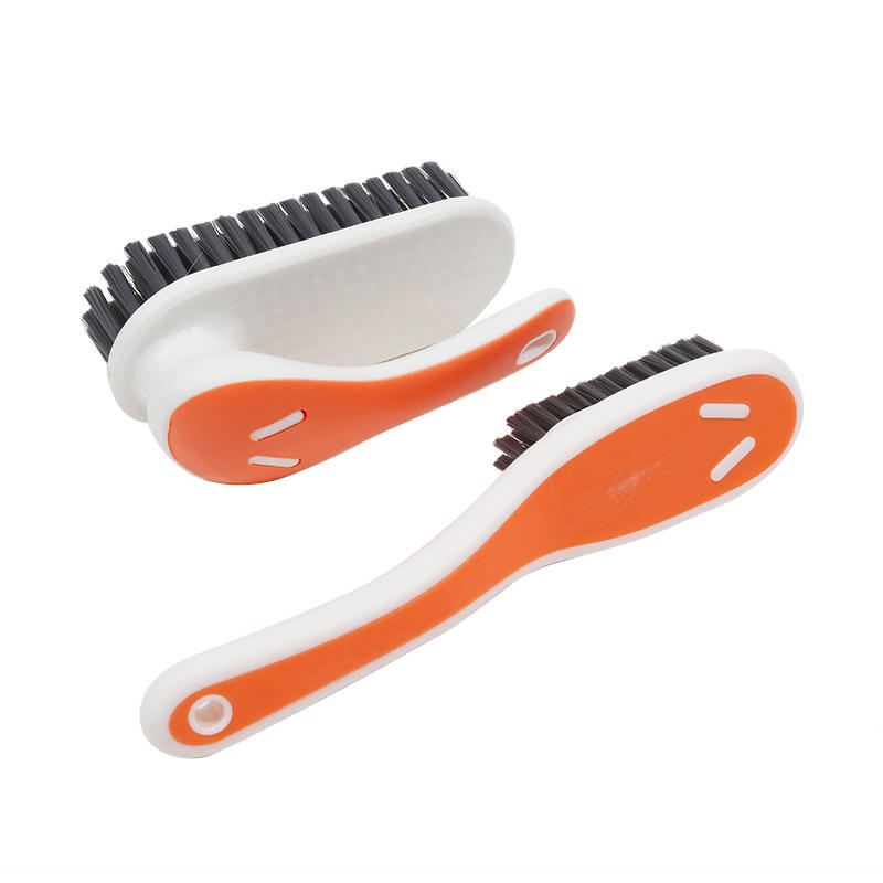 Multi-purpose Bathroom Shoe Brush + Clothes Cleaning Brush Set Household Simple Contrast Color Laundry Scrubbing Brush