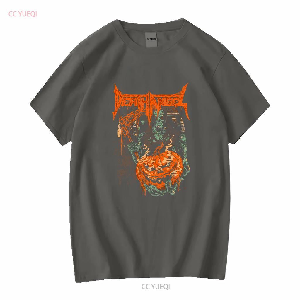Death Angel Band HAPPY HALLOWEEN Black T Shirt Short Sleeve All Sizes TA5689 Vintage Washed Breathable Graphic Streetwear