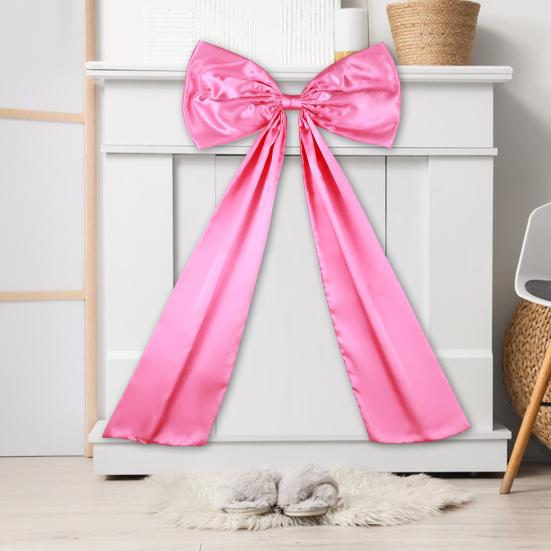 Large Bow Decoration Giant Satin Ribbon Bow for Wedding Birthday Baby Shower Bachelorette Party Arch Room Wall Backdrop Decor