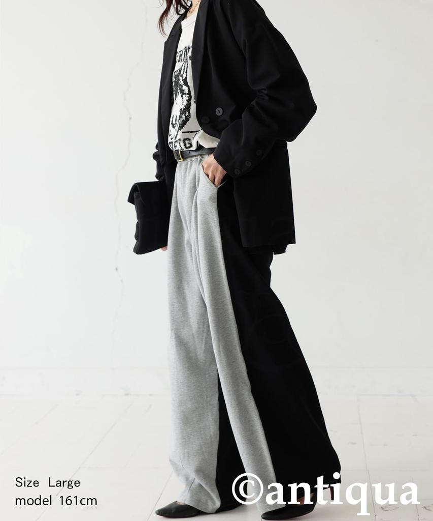 Antiqua Fleece Weite Größe Heide Damen Zweifarbige Jogginghose, Passform, 15, Grau, ZA-00277