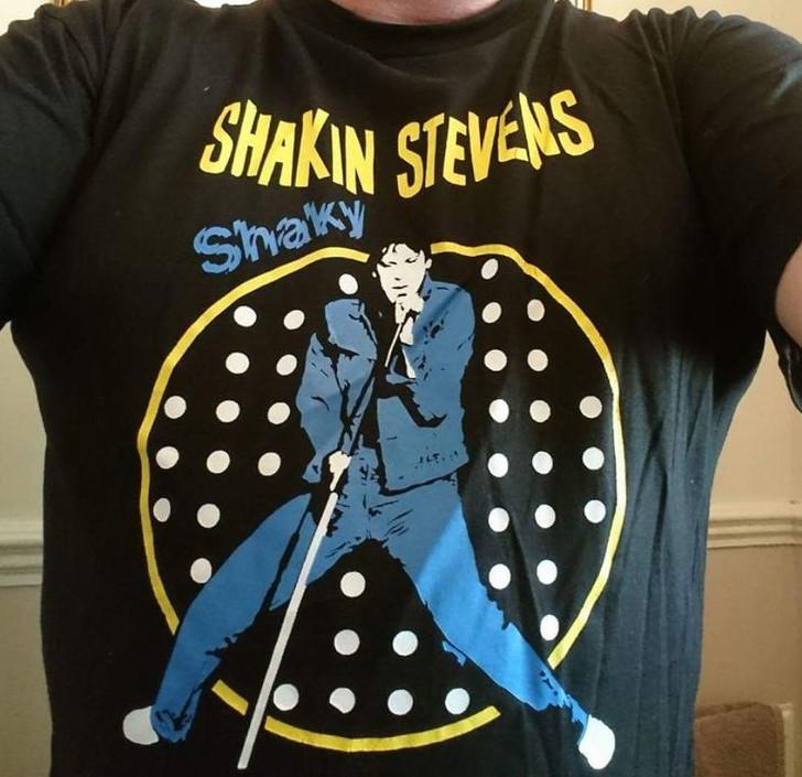Shaky Shakin Stevens Signer Unisex T-Shirt All Size SU237 Unisex T-Shirt XL