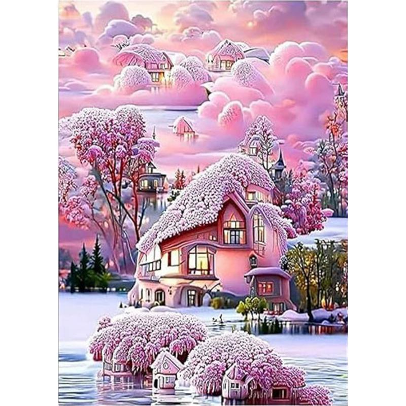 New DIY 5D Diamond Painting Full Drill Home Decor Diamond Embroidery Hanging Painting and Decal