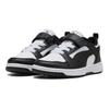 Puma Rebound V6 Lo Classic Versatile Low-Top Kids Skate Shoes Kids Sneakers Black White 397419-01
