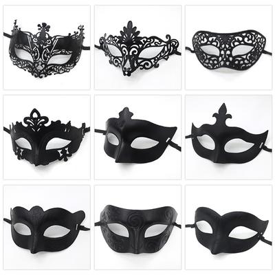 1PC Masquerade Mask Costume Party Mask Plastic Half Face Mask Women Men Fancy Dress