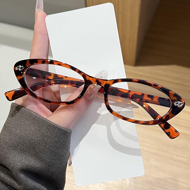 Retro New Oval Plastic Anti Blue Light Glasses for Men and Women Fashion Trendy Reading Glasses