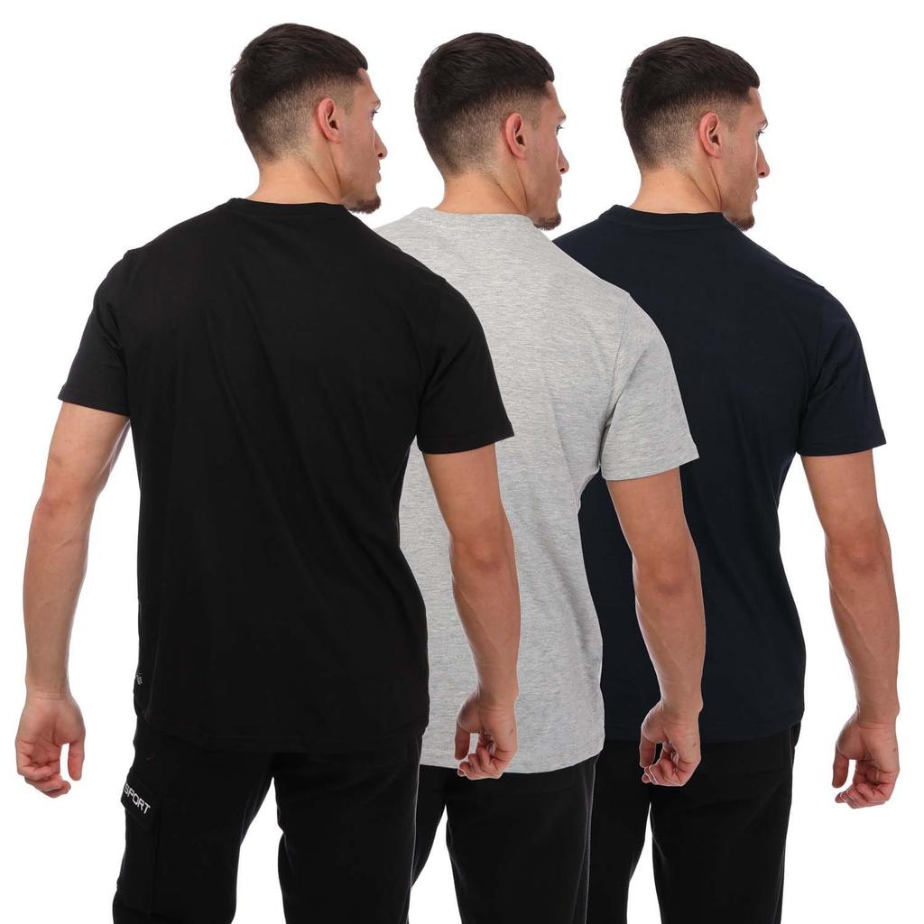 DKNY Herren Logo T-Shirt (Packung mit 3)
