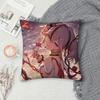 Wuthering Game Camellya Cushion Cover Square Pillow Bedroom Sofa Leisure Comfort Living Room Home Decoration X