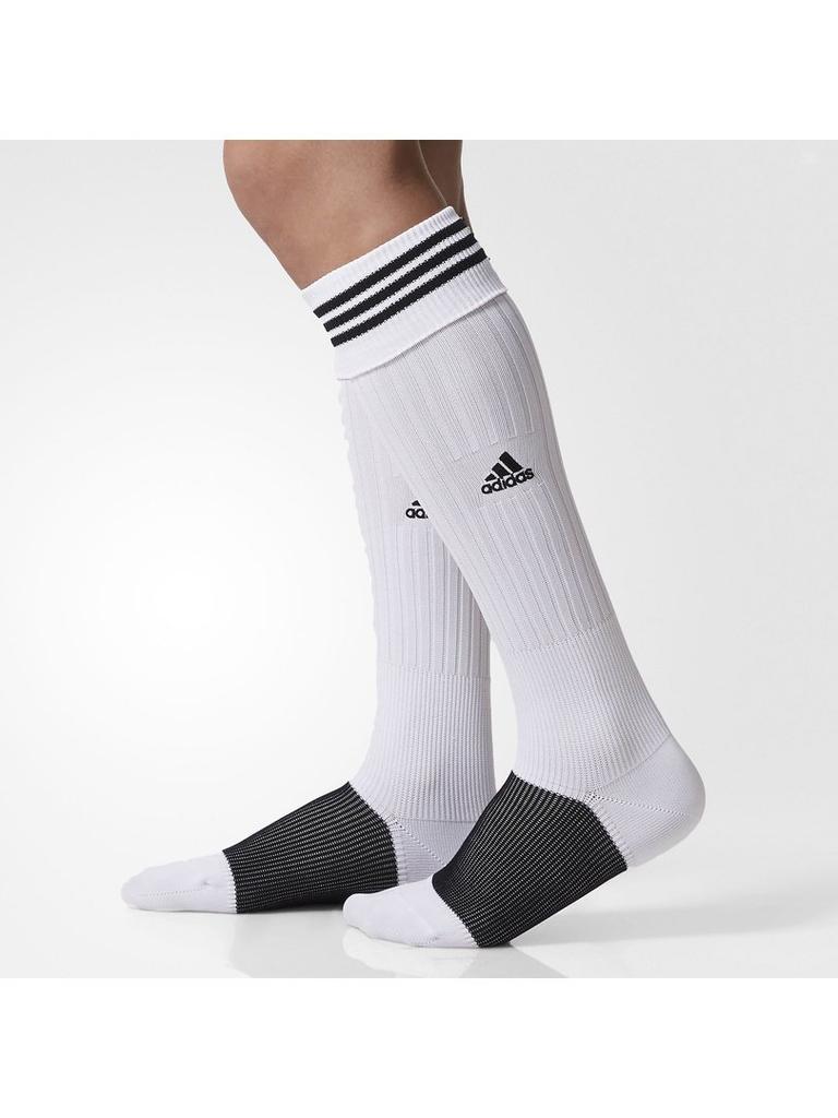 Soccer Wear Game Socks MKJ69 BS2740 [Adidas] 3-Stripes [Unisex] White/Black 25-27cm