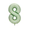 40inch Olive Green Digital Foil Balloons Number 0 1 2 3 4 5 6 7 8 9 Kids Adult Birthday Wedding Party Decorations Baby Shower
