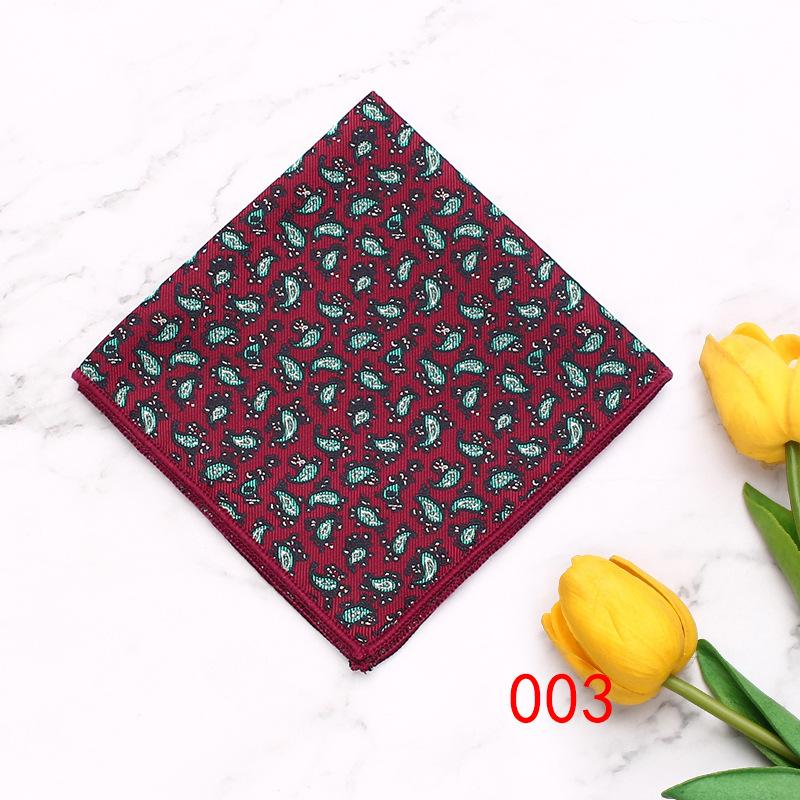 Men'S Pocket Towel Polyester Suit Dress Chest Towel Multi-Color Handkerchief Geometry Square Towel Source Sales