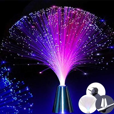Multicolor LED Fiber Optic Light Lamp Holiday Christmas Wedding Home Decoration LED Multi Colour Changing Fibre Optic Fountain Night Light