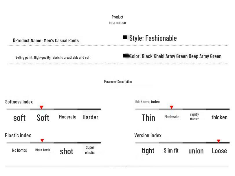 DESSO Men's Warm Straight-Leg Casual Pants