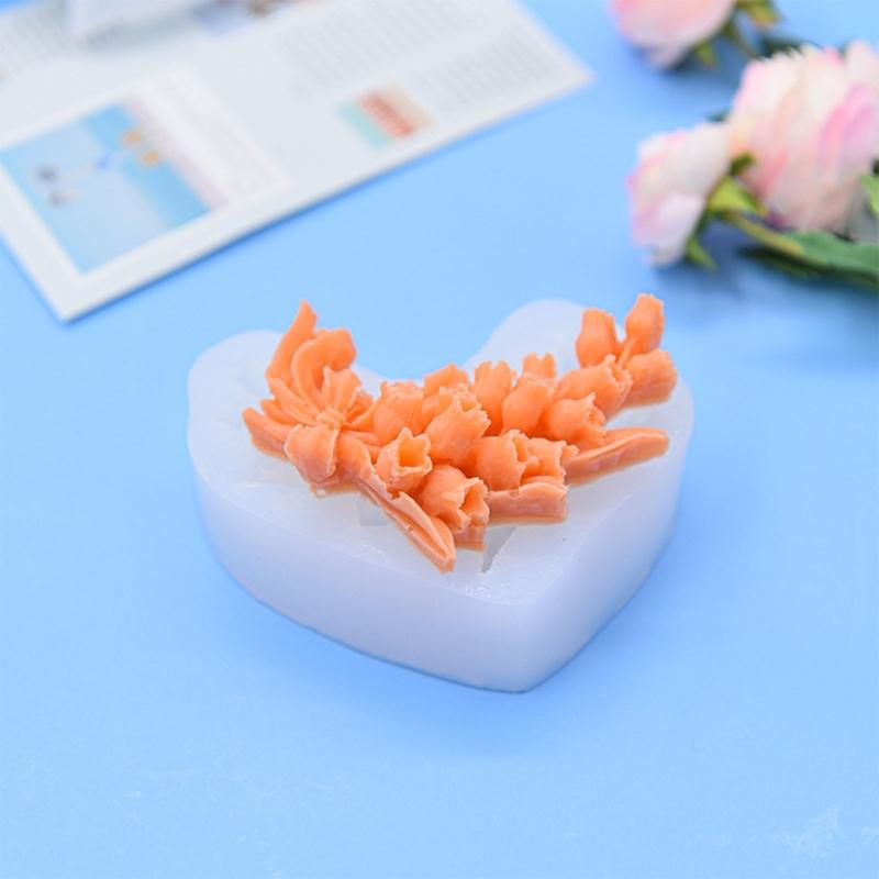 Chocolate Moulds Flower Shape Baking Molds Fondant Moulds Cake Molds Silicone Material Perfect Gift for DIY Baking Lover