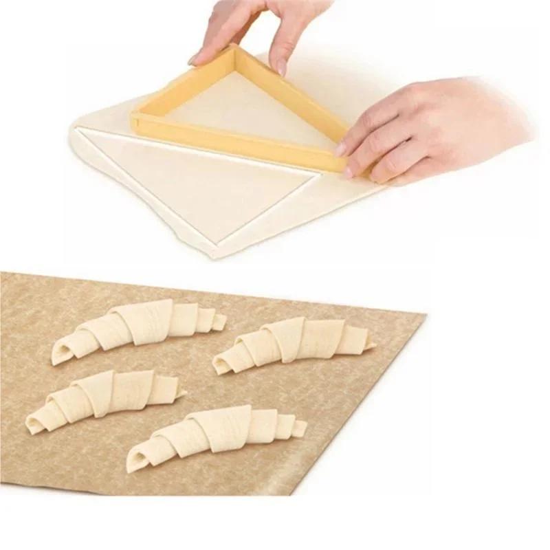 1pc Croissant Mold Bread Cutter Molds Sheep Horn Making Tool Roll Croissant Maker Baking Pastry Tool Kitchen Gadget Baking Tools