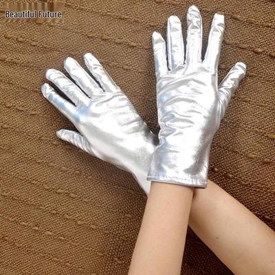 Vintage Hepburn Stil Lacklederhandschuhe: Sommersonnenschutz & Brautabendmode