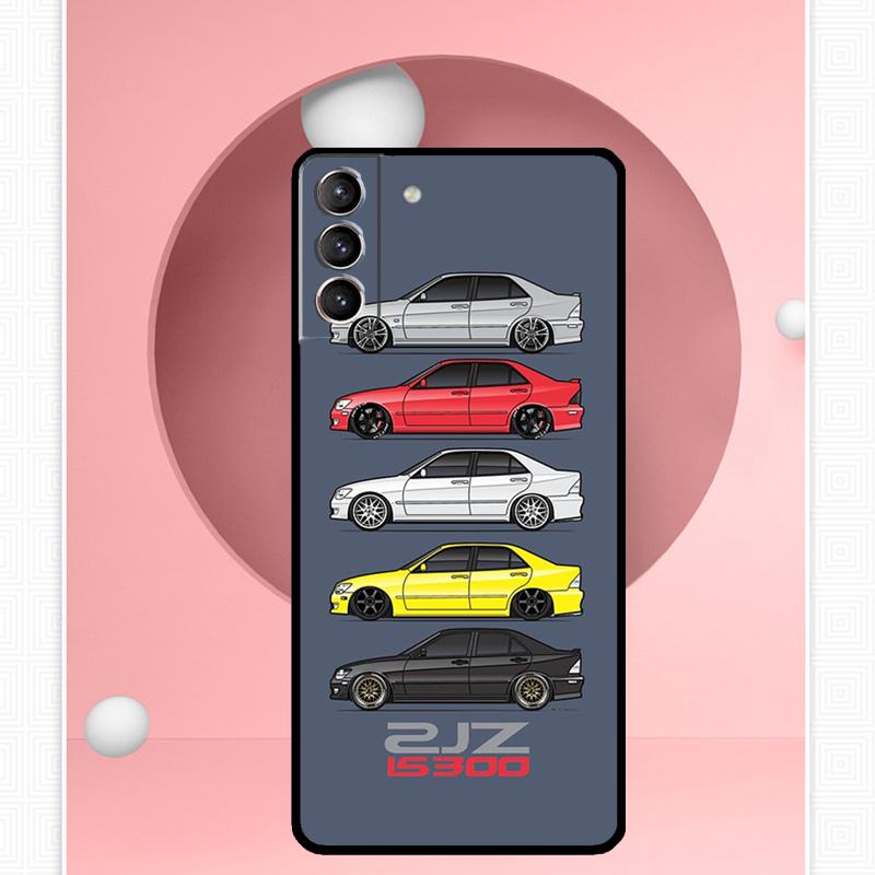 JDM Legend Drift Car Case For Samsung Galaxy S25 Ultra S21 S22 S23 S24 Ultra S9 S10 S20 Plus S25 FE Cover Funda