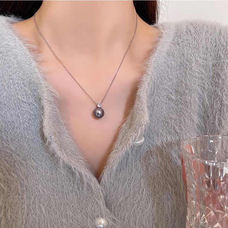 BLINGBAY Women's New Pendant Necklace Simple Creative High-end Clavicle Chain Light Luxury Accessories Girls Party Jewelry Gifts