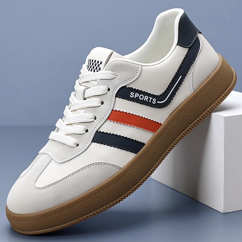 

Men s shoes breathable 2025 new trend men s casual shoes soft-soled German training shoes little white shoes sports shoes 2025 38 белый