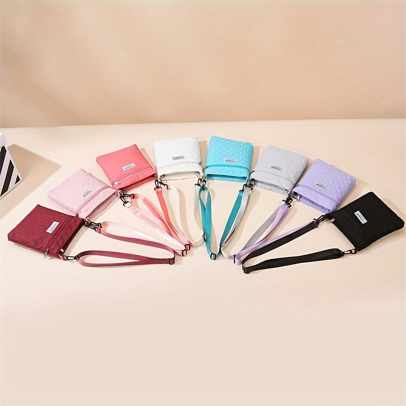 Prošívaná taška přes rameno pro ženy, Stylová crossbody kabelka, Módní designová peněženka