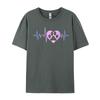 Dog Paw Print Heartbeat Heart Graphic 2024 Hot Sale Birthday 3d Printed Top T-Shirts F Tops & Tees For Men Tees Hip Hop