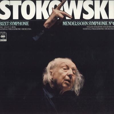 LP Record LEOPOLD STOKOWSKI, NATIONAL PHILHAR - Mendelssohn: Symphony No. 4 Italia  25AC408 CBS SONY Japan Classical Used