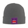 Neue Neue Domo Kun Puppe Mützen Lila Coole Kappen Erwachsene Unisex Hippie Mützen Beanie Hüte Frühling Individuelle Kopfbedeckung Mütze