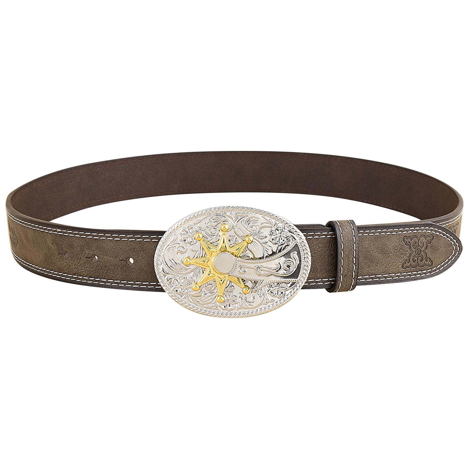 

Мужской и женский повседневный ремень, пряжка из сплава, эластичный тканый дышащий ремень из холста, ремень для брюк в корейском стиле One Size коричневый