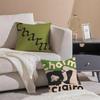 Singer CClairo Charm Cushion Cover Pillowcase Short Plush Invisible Zipper Room Sofa Cushion Cover