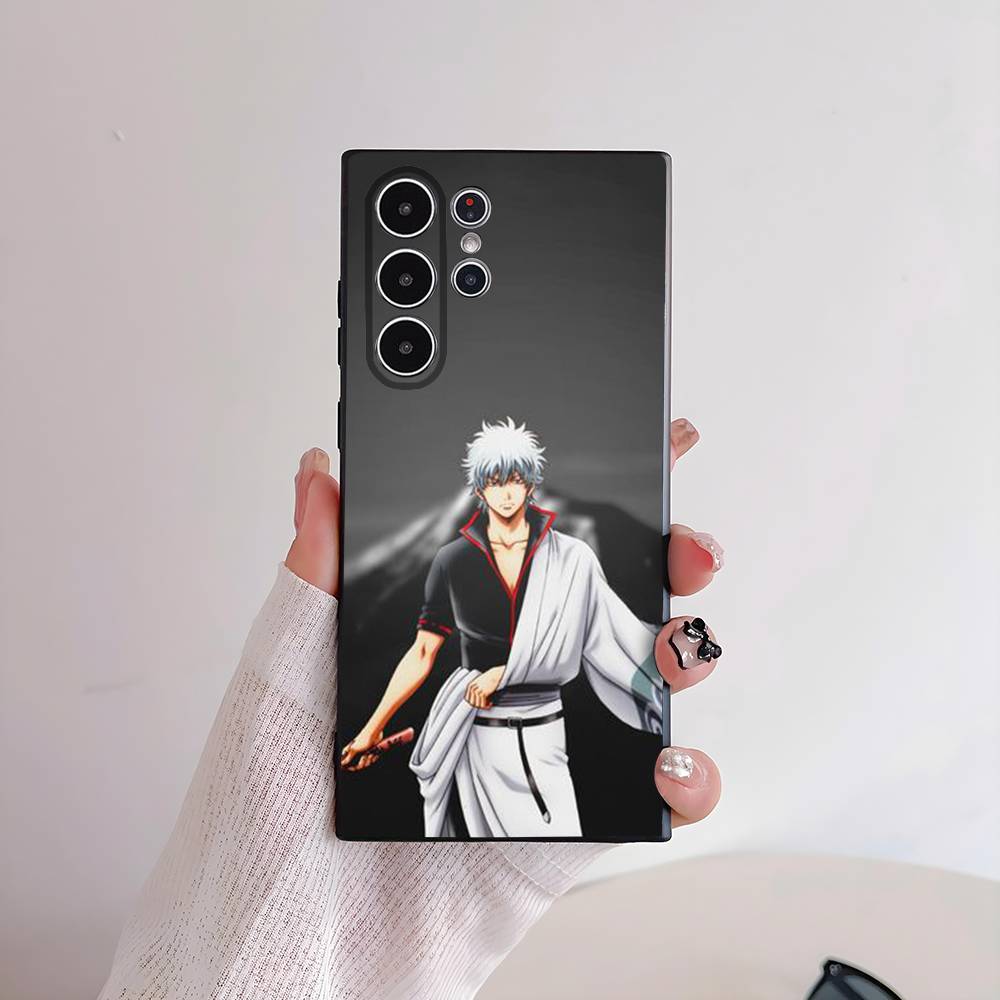 Anime gintoki gintama Phone Case for Samsung S series s21 s22 s23 s24 s25 FE Plus Ultra TPU Soft to Skin-friendly case