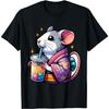 Rat Mouse Bubble Boba Tea Anime Cute Kawaii T-Shirt